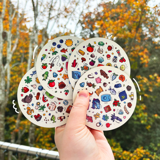 Stardew Valley Inspired Seasonal Coasters