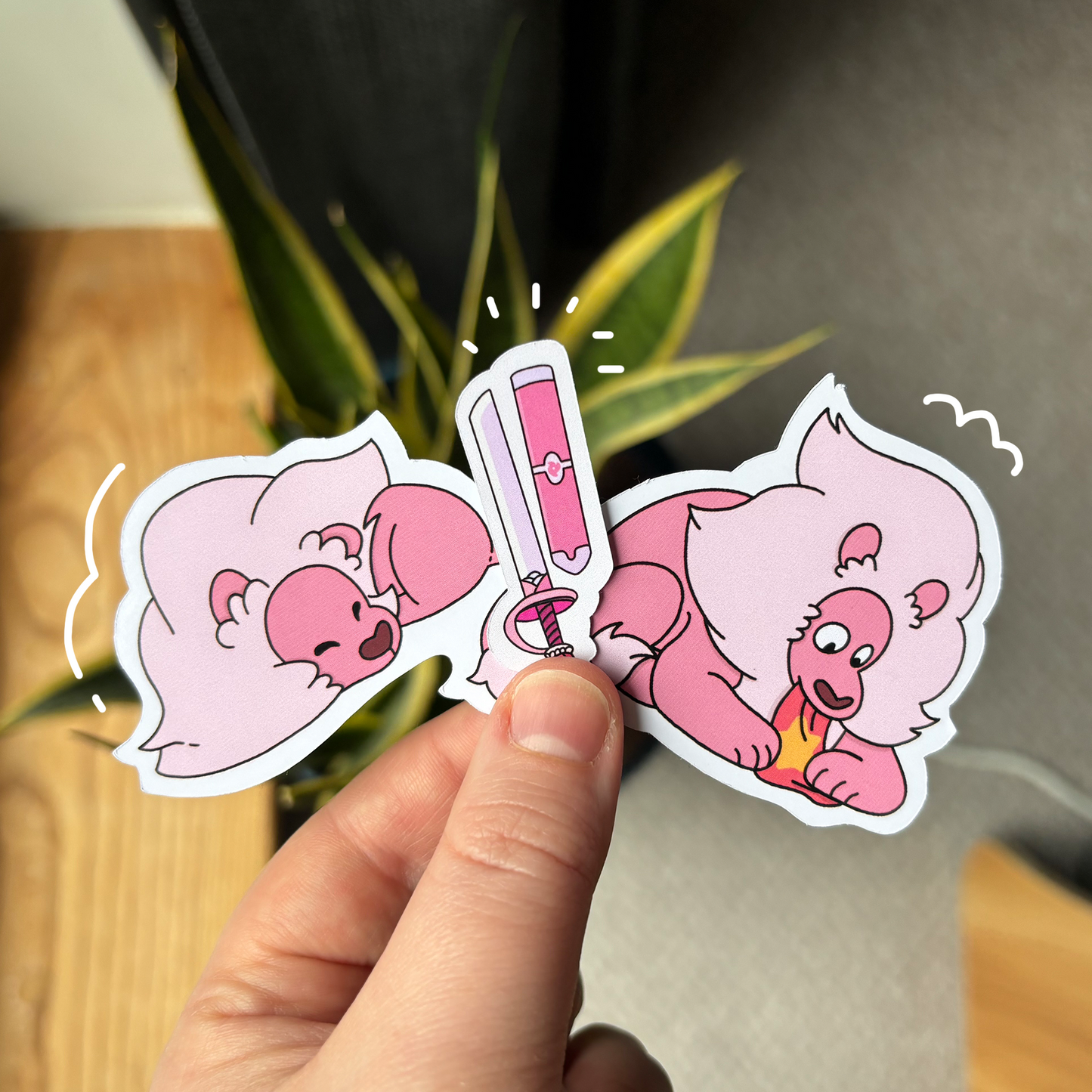 Steven Universe Lion Sticker Pack